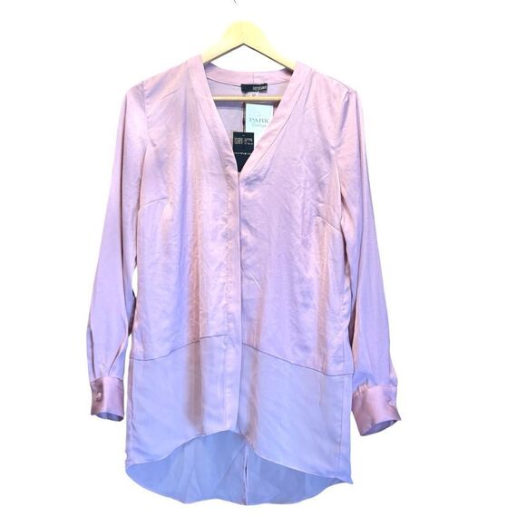 Renuar  Women’s Mauve Long Sleeve Airflow Blouse. Size Small.  NWT - Picture 2 of 11